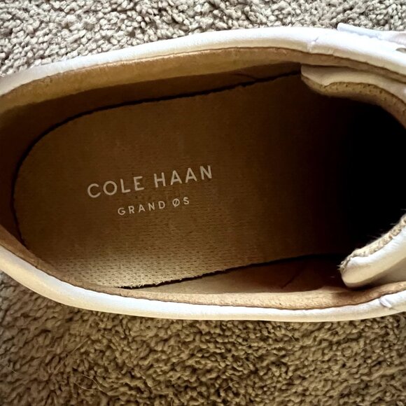 Cole Haan Men's Grand Crosscourt II White Leather Shoes C26515 - Size 11.5 - Picture 4 of 5